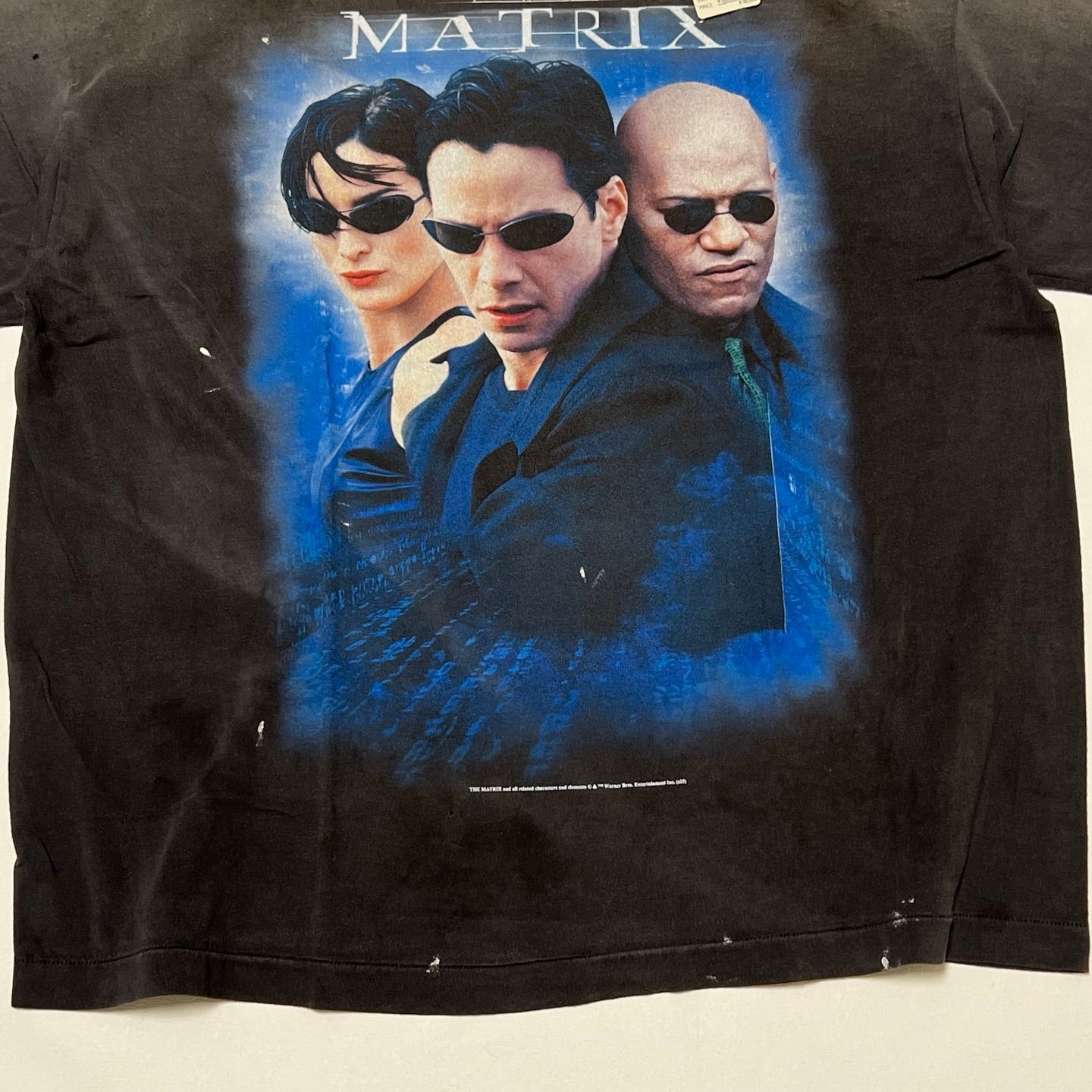 SAINT Mxxxxxx White Logo Matrix T-Shirt 'Black'