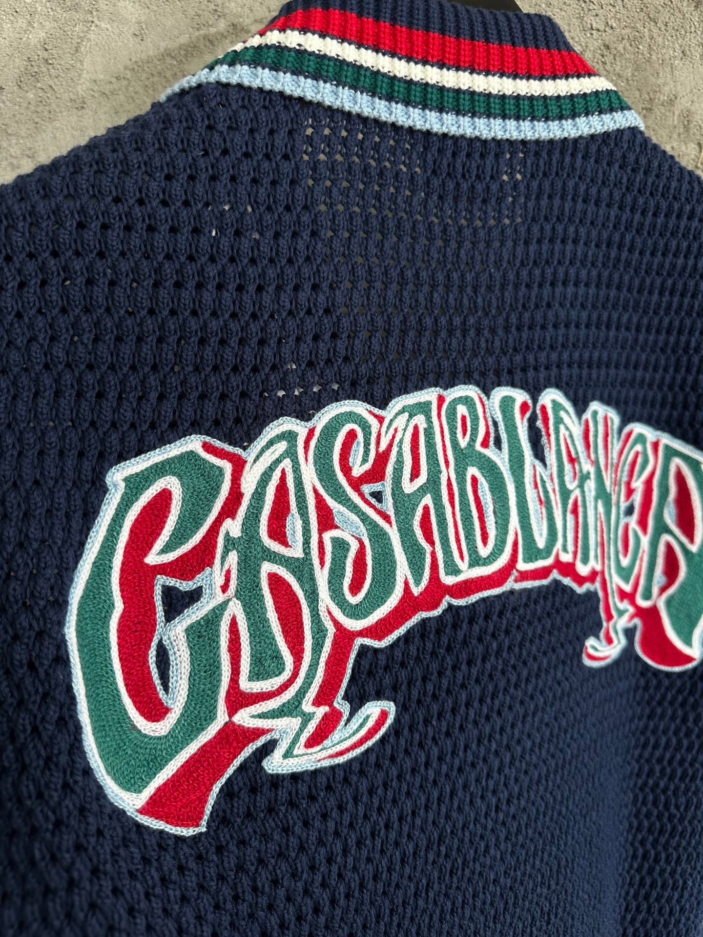 Casablanca Sporty Crochet Shirt