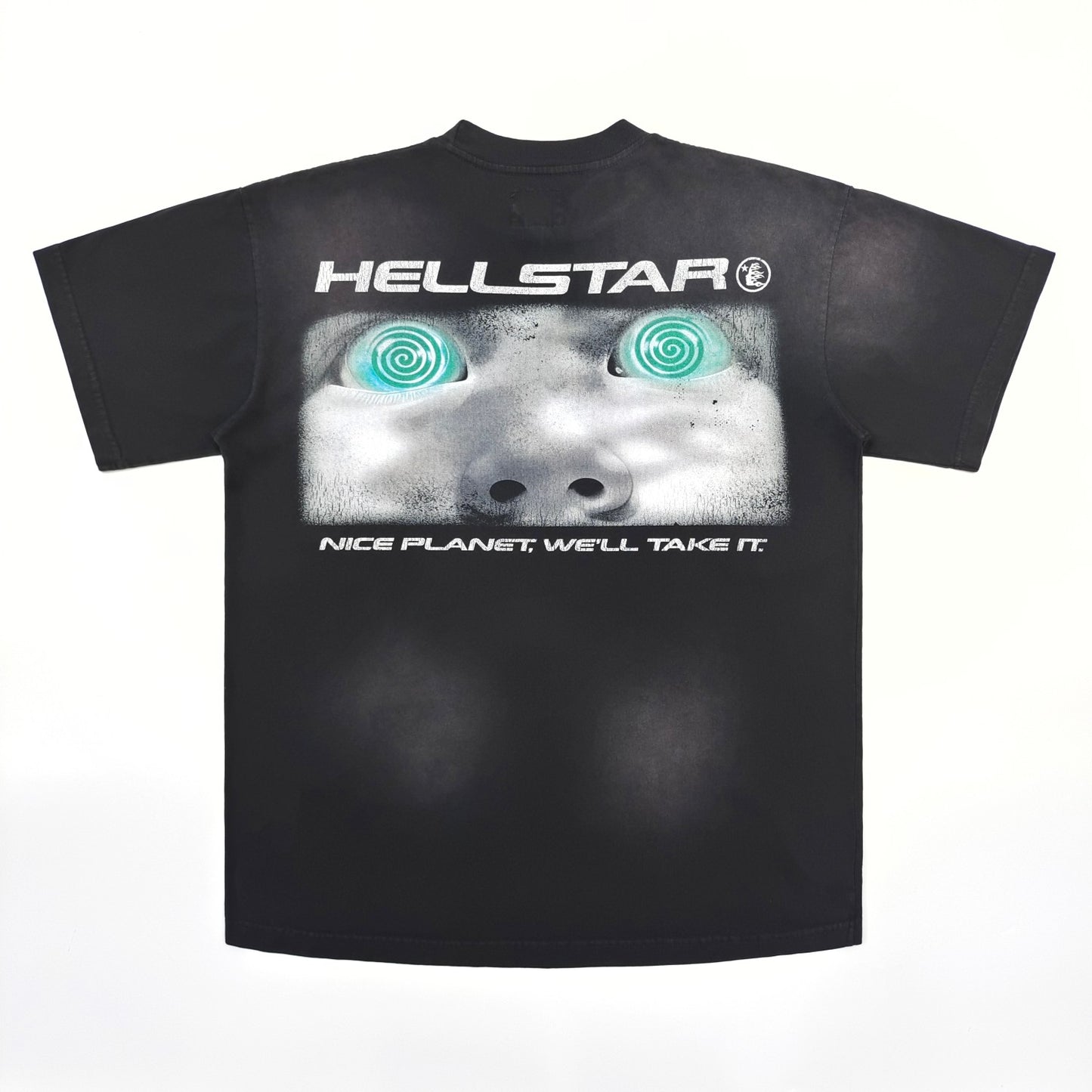 Hellstar Attacks T-Shirt 'Black/Green'