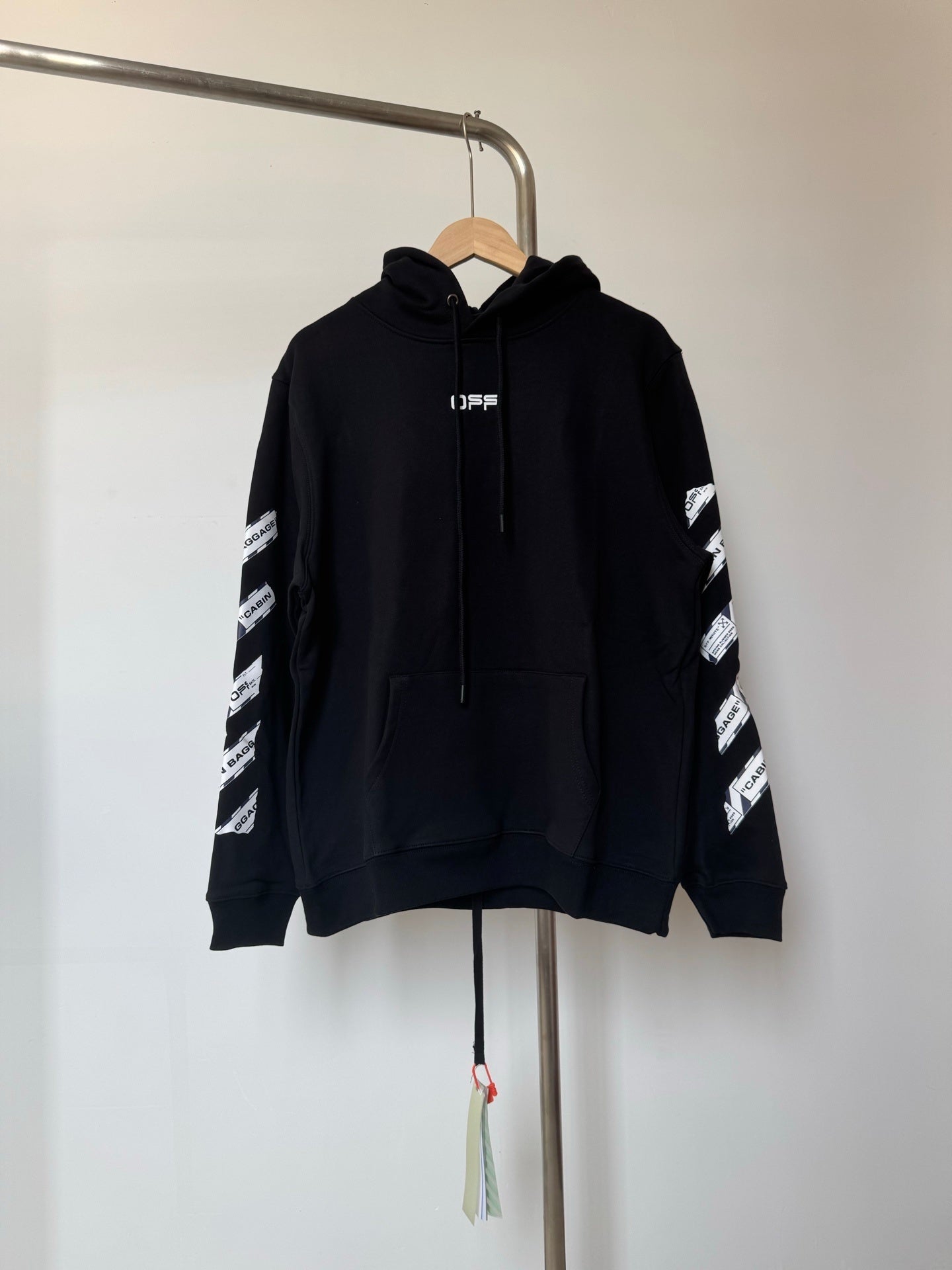 OFF-WHITE Airport Tape Slim Hoodie