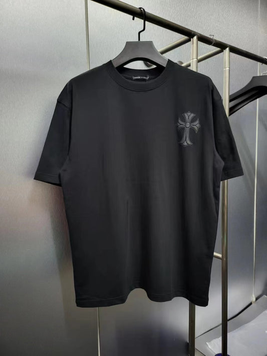 Chrome Hearts black on black cross t-shirt