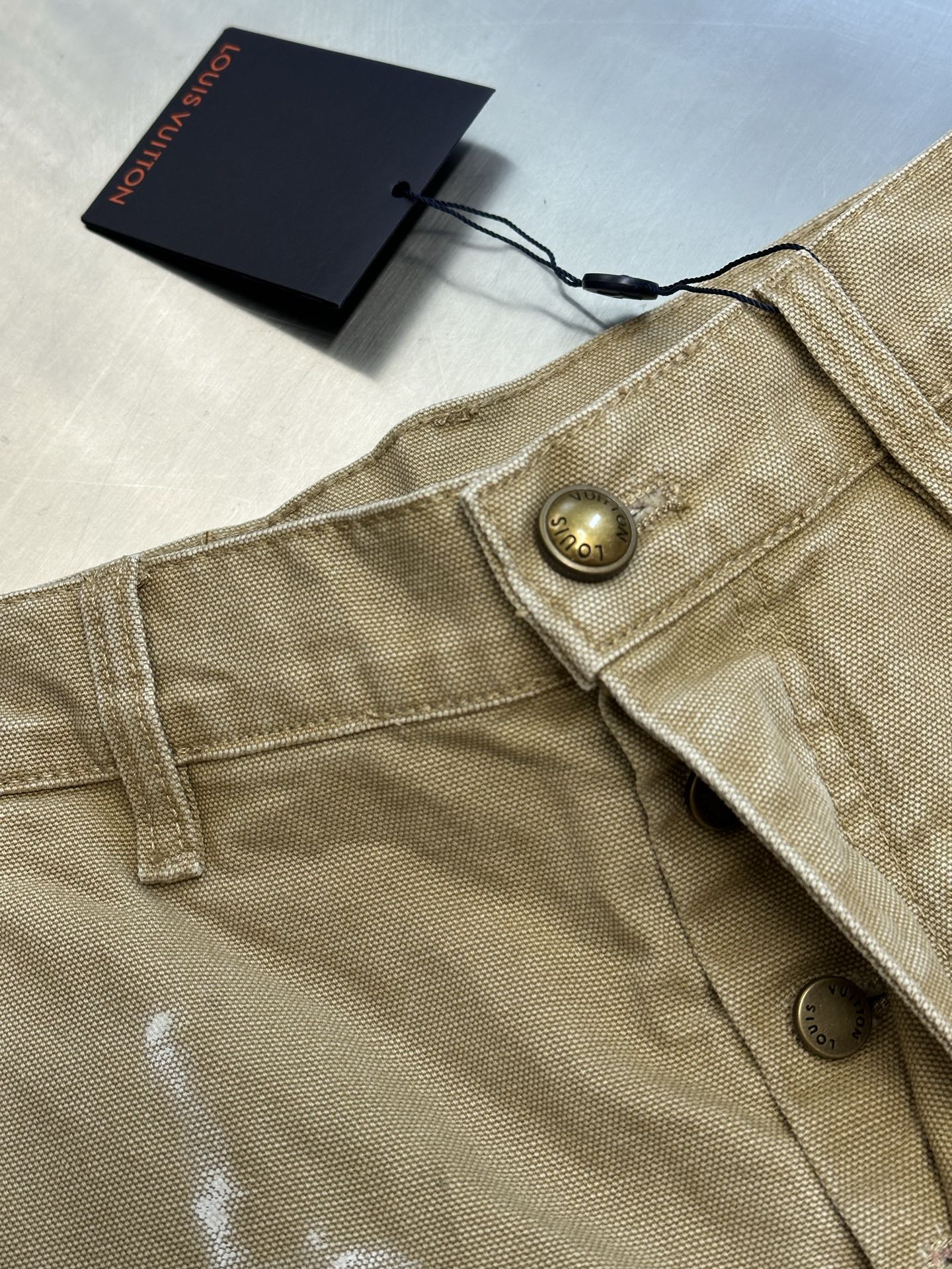 LV Embellished Denim Carpenter Pants 1AK6Q0
