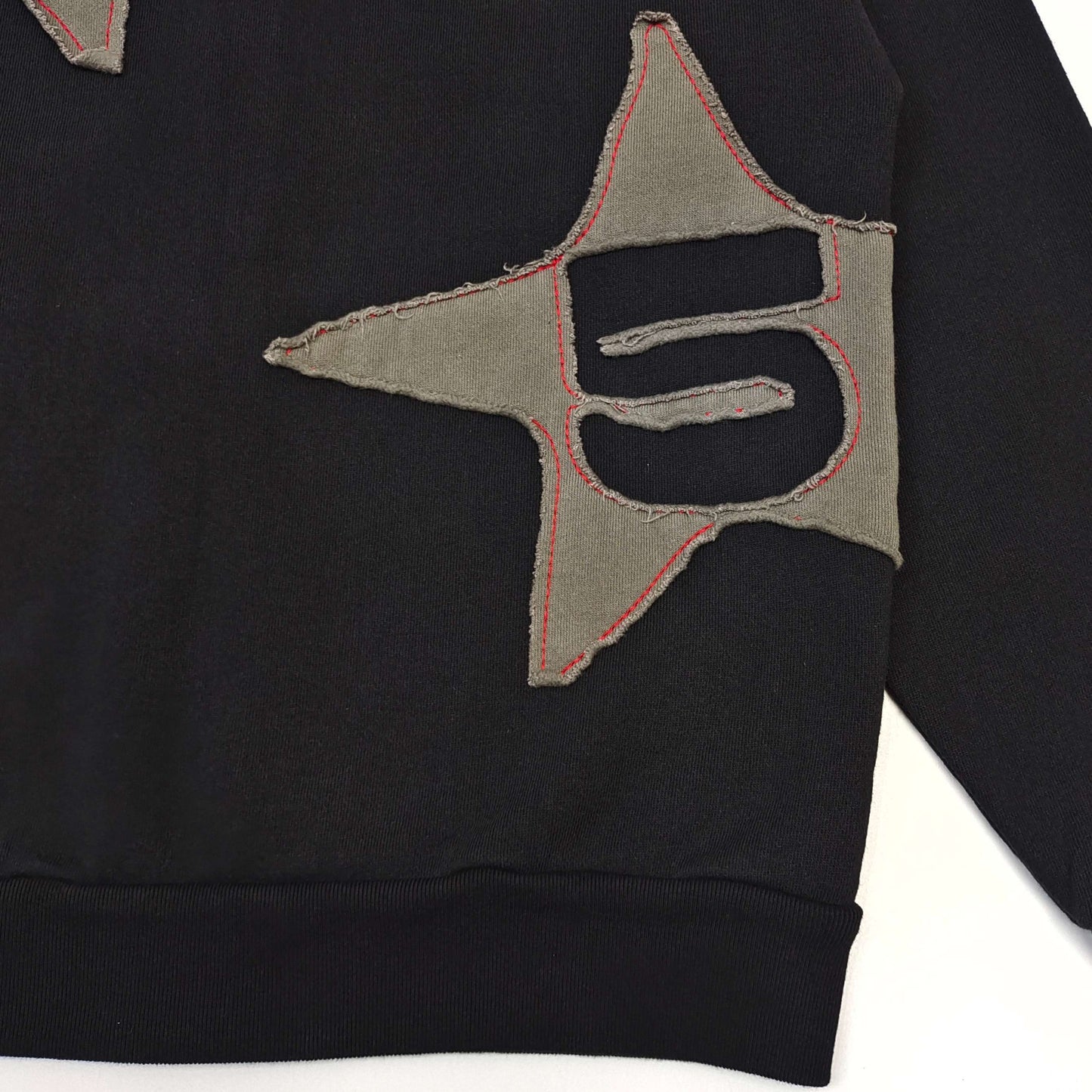 Sp5der Big Star Full Zip Hoodie 'Black'