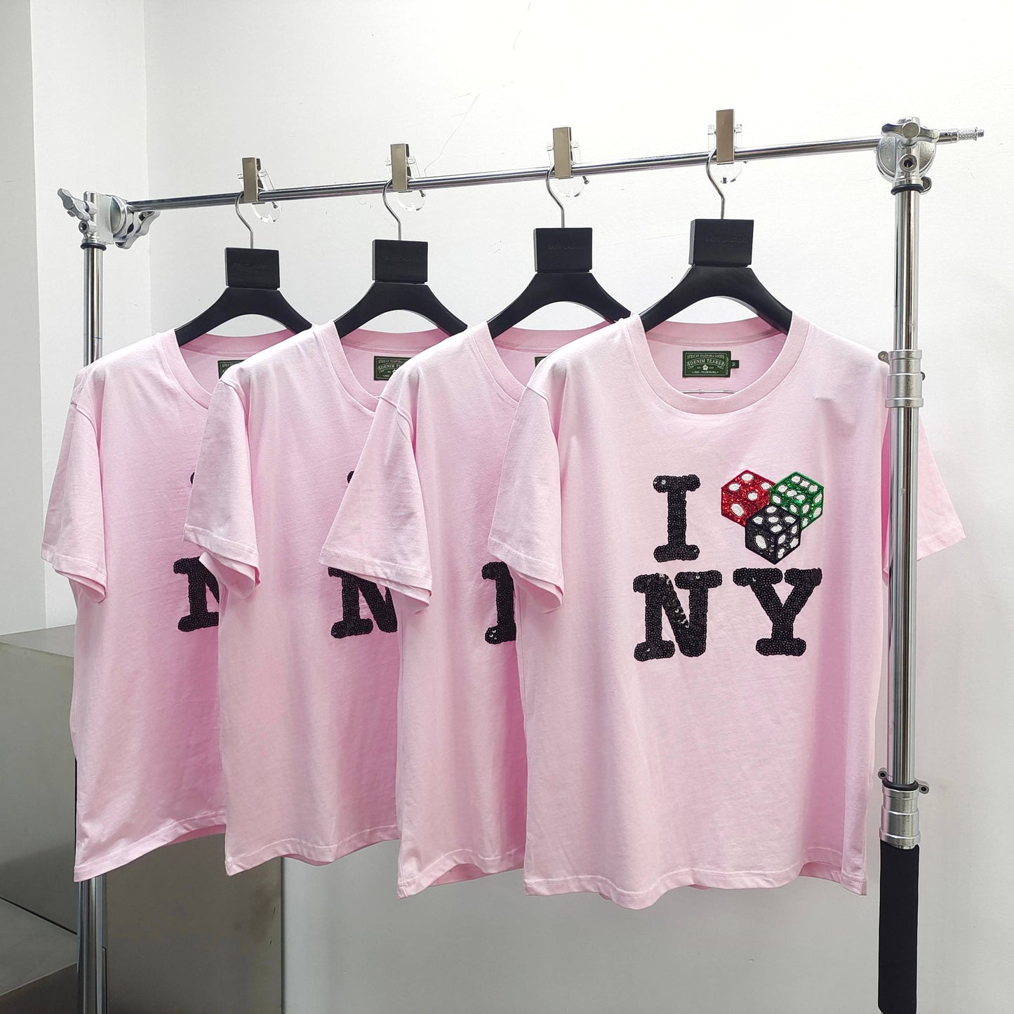 Denim Tears Cee-Lo NY Tee 'Pink'