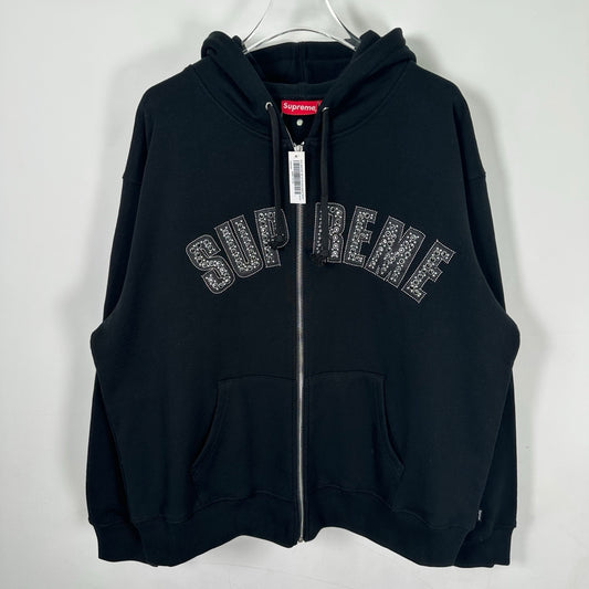 SUP x B.B. Simon Zip Up Hooded Sweatshirt 'Heather Grey'