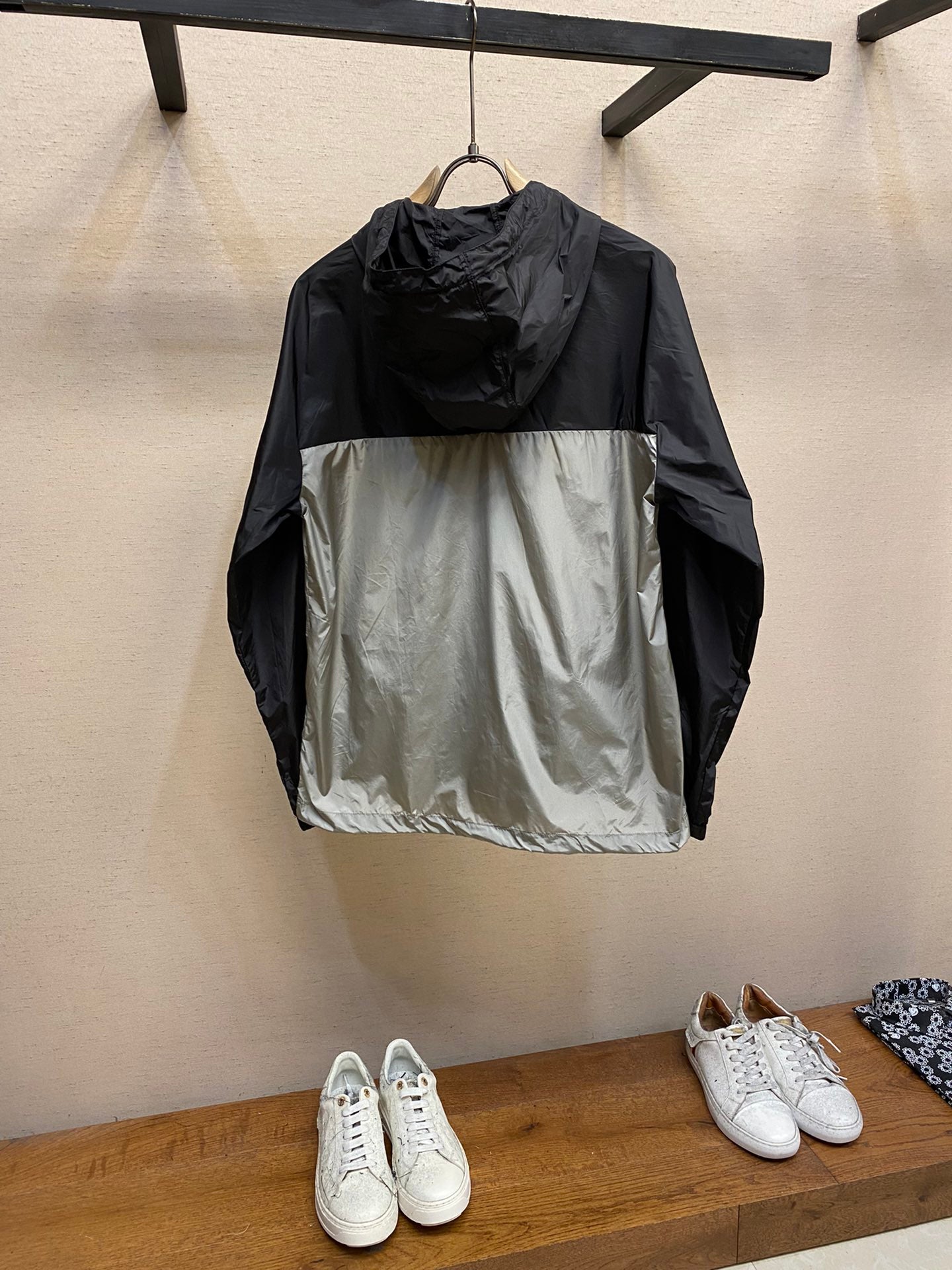 Prada Black/Silver Nylon jacket