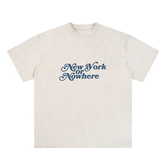 New York or Nowhere big logo tee