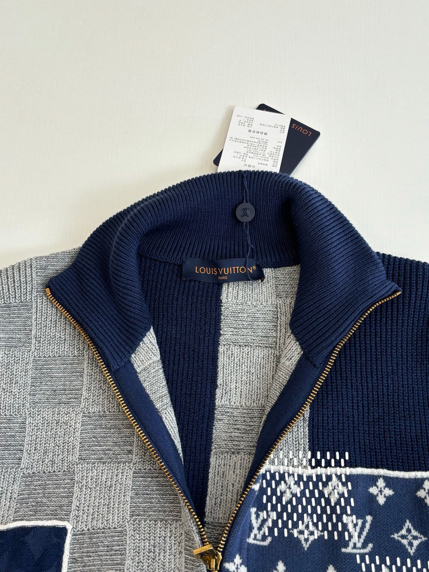 LV Zip Up Patchwork Tracktop Jacket 1AIMAG