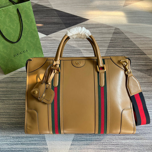 Gucci Double G Leather tote bag 40*29*20cm