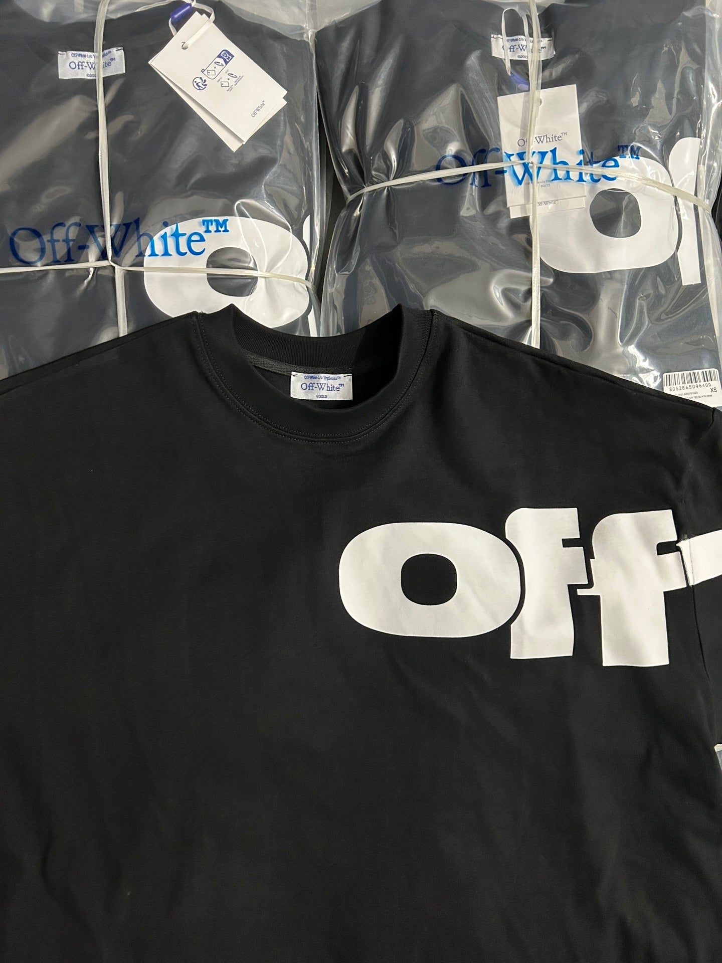 OFF-WHITE Shared Logo cotton T-shirt