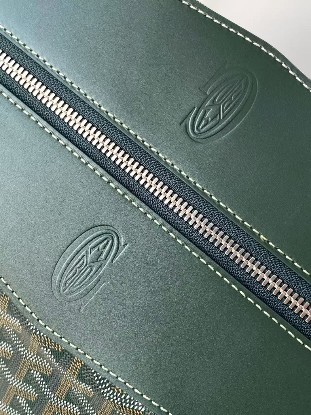 Goyard duffle bowling bag 30 dark green