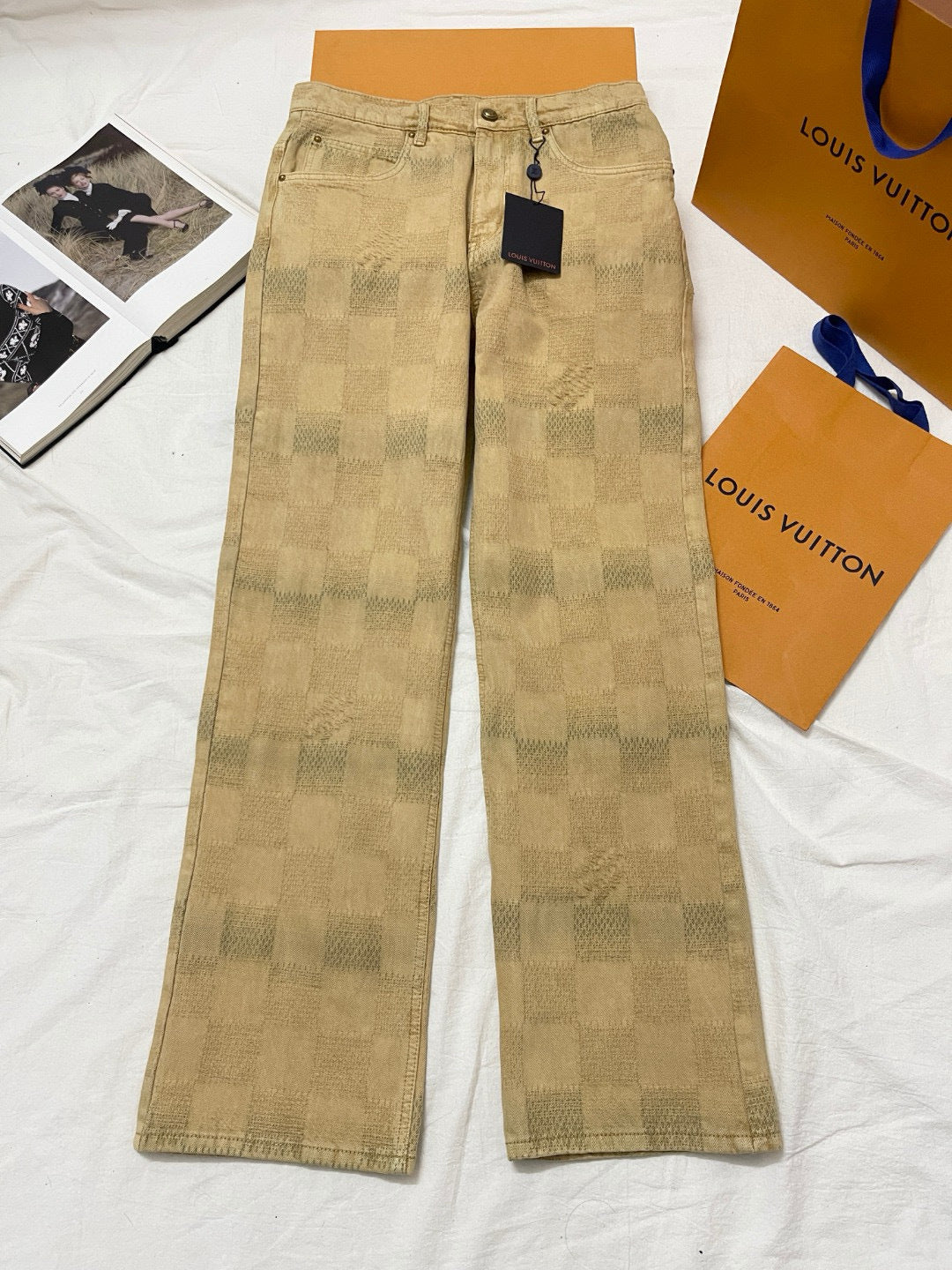 LV Damier Workwear Cotton Pants