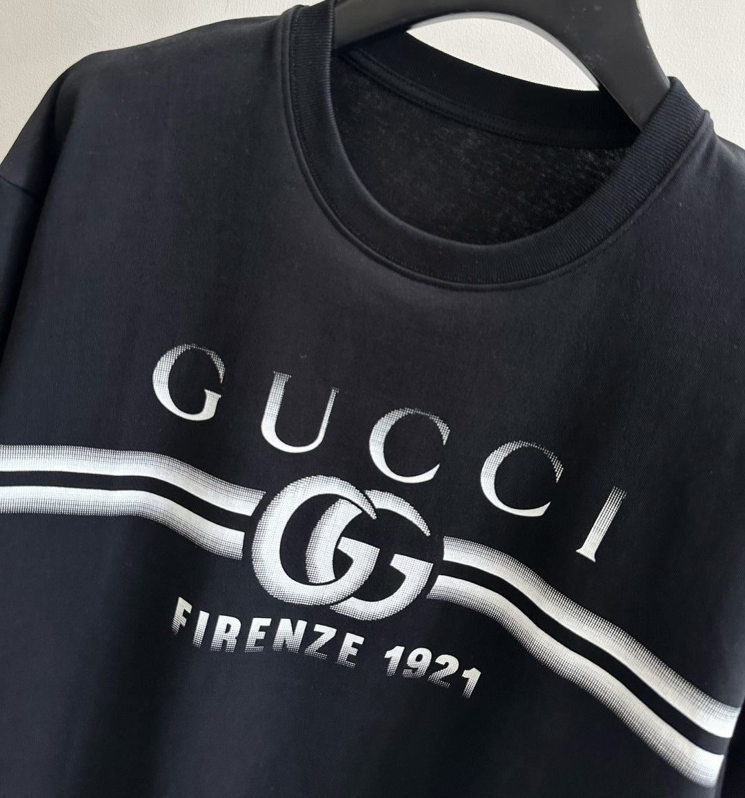 GG Cotton jersey T-shirt with 1921 print
