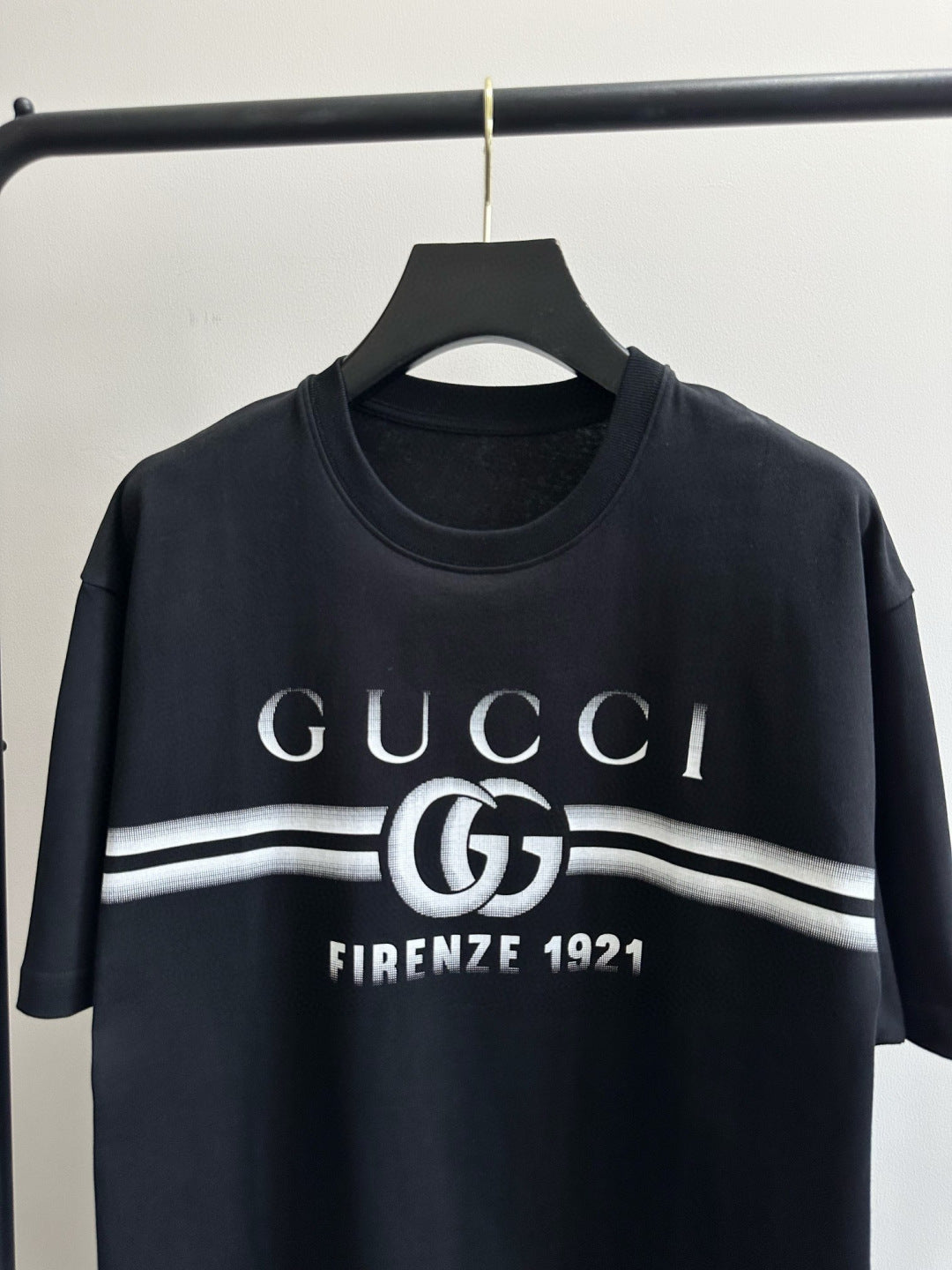 GG Cotton jersey T-shirt with 1921 print