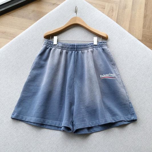 BB Campaign washed blue regular shorts