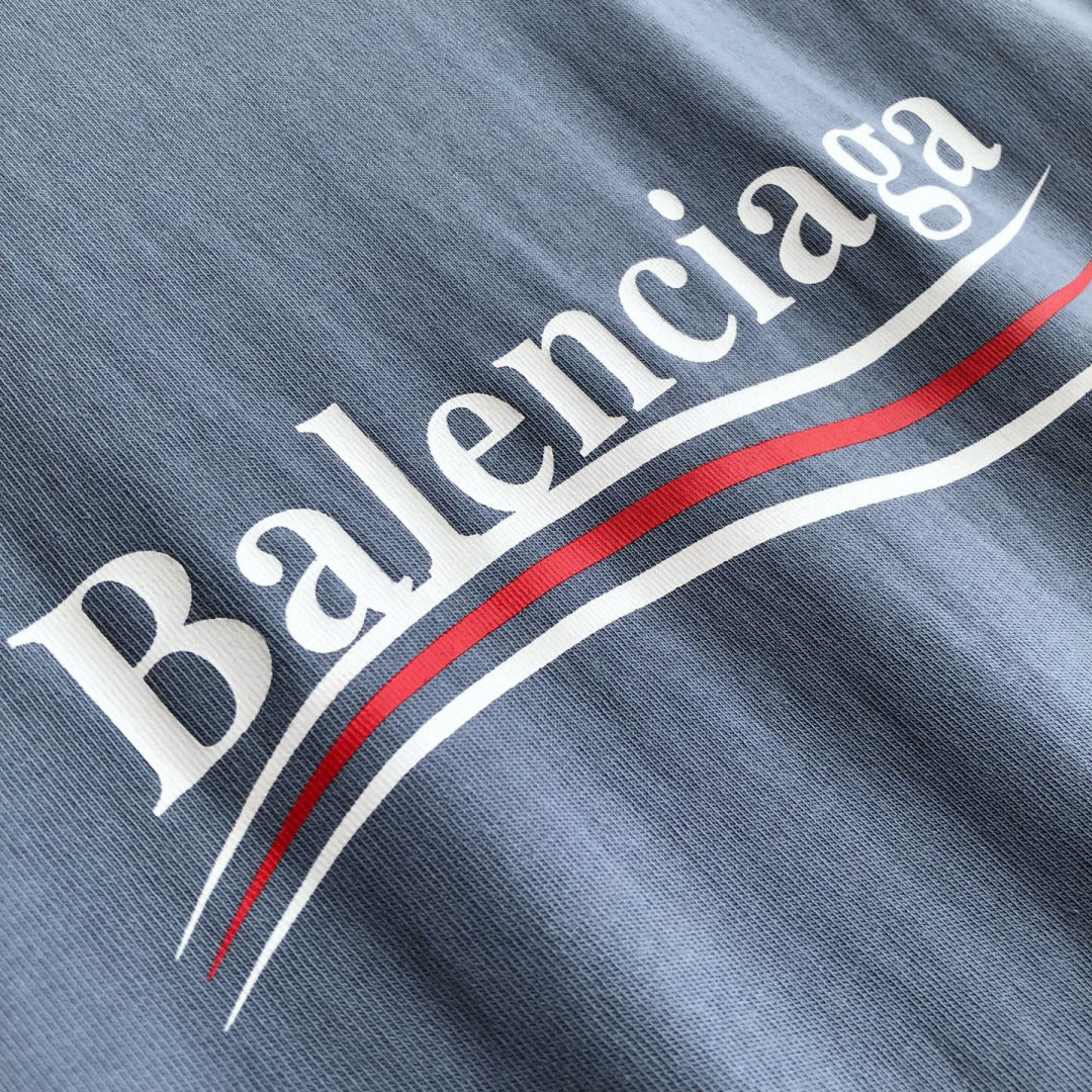 BB Campaign washed blue regular fit tee
