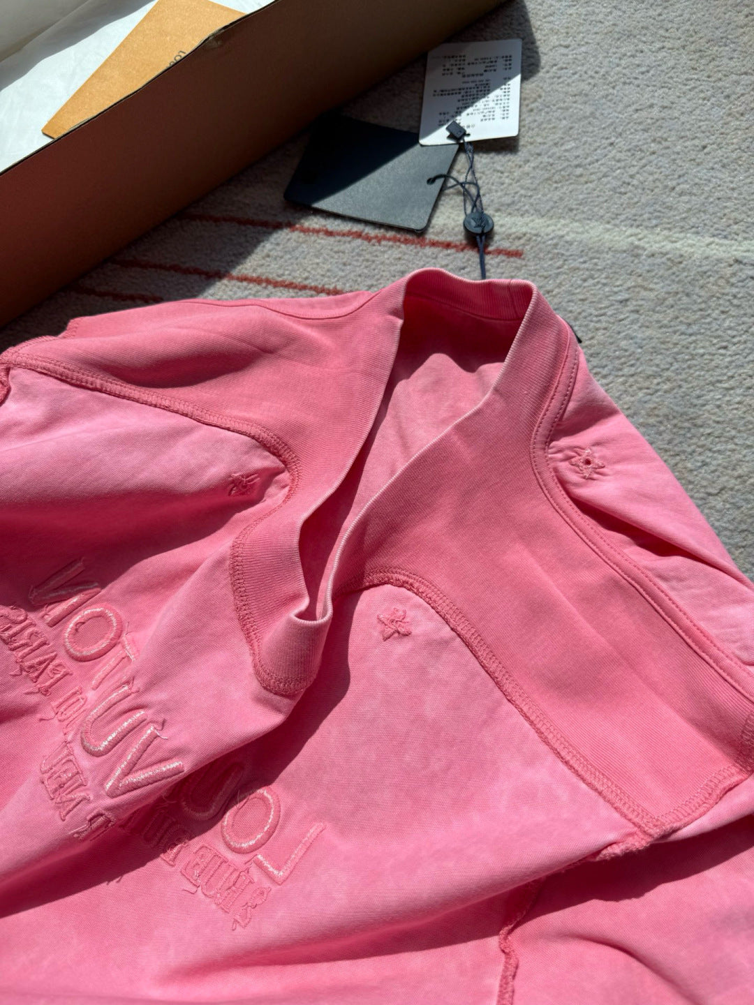 LV Washed Ribbed T-Shirt 1AHWA3