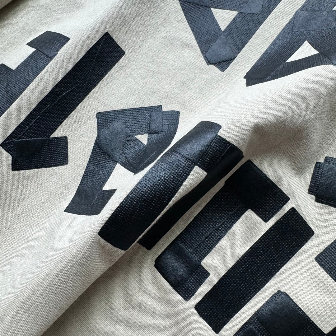 BB Tape Type T-shirt Medium Fit in Beige