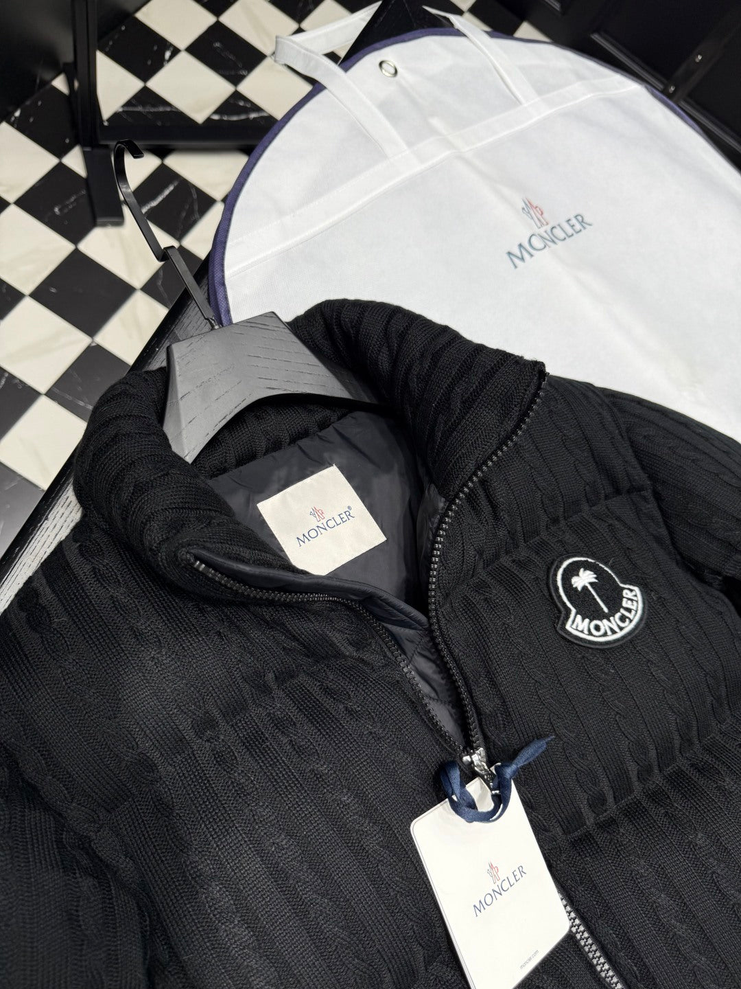 Moncler x Palm Angels Cherith Hooded Short Down Jacket