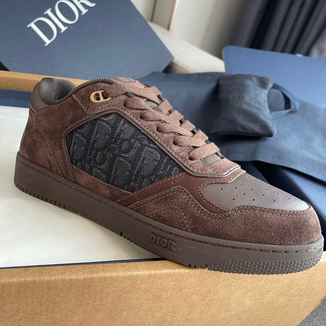 Dior B27 Uptown Low-Top Sneaker Brown suede
