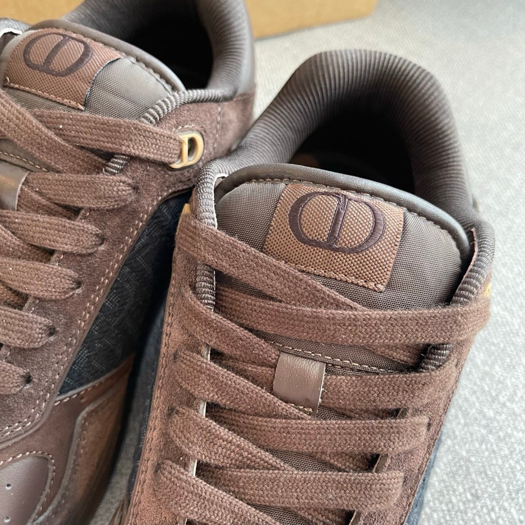 Dior B27 Uptown Low-Top Sneaker Brown suede