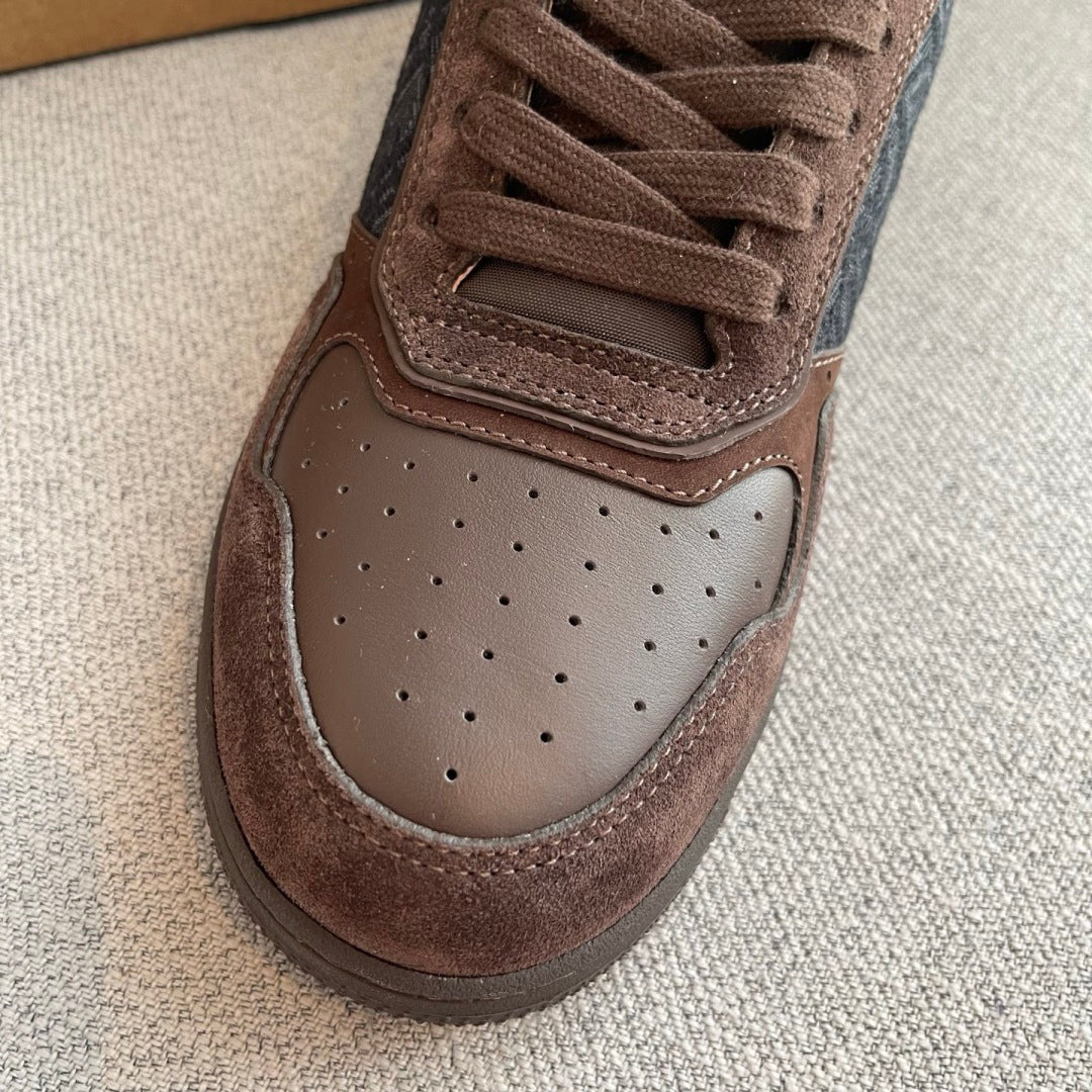 Dior B27 Uptown Low-Top Sneaker Brown suede