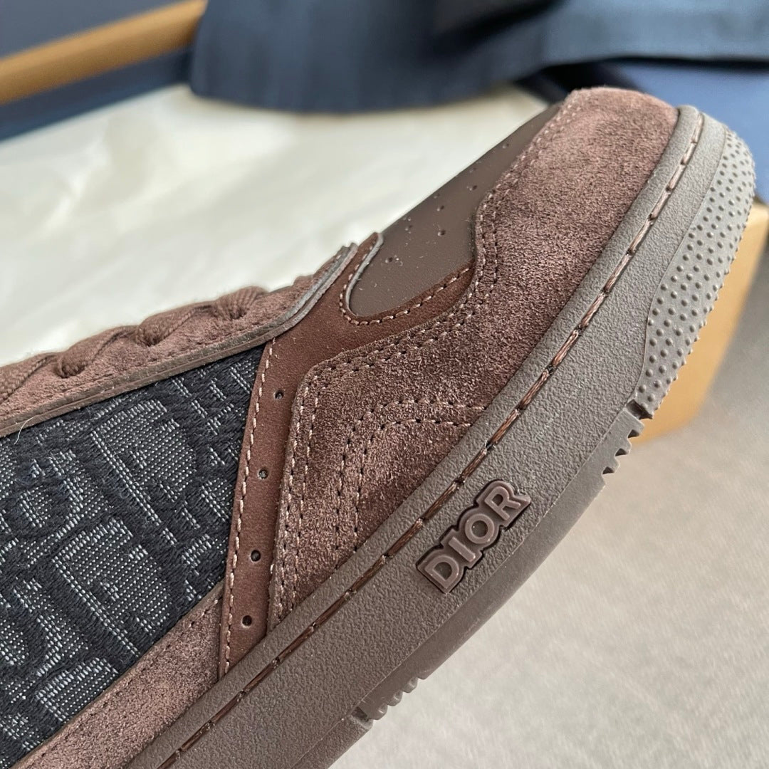 Dior B27 Uptown Low-Top Sneaker Brown suede