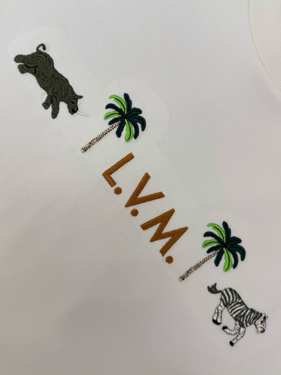 LV x The Darjeeling Limited Embroidered Short-Sleeved Crewneck 1AJVQM