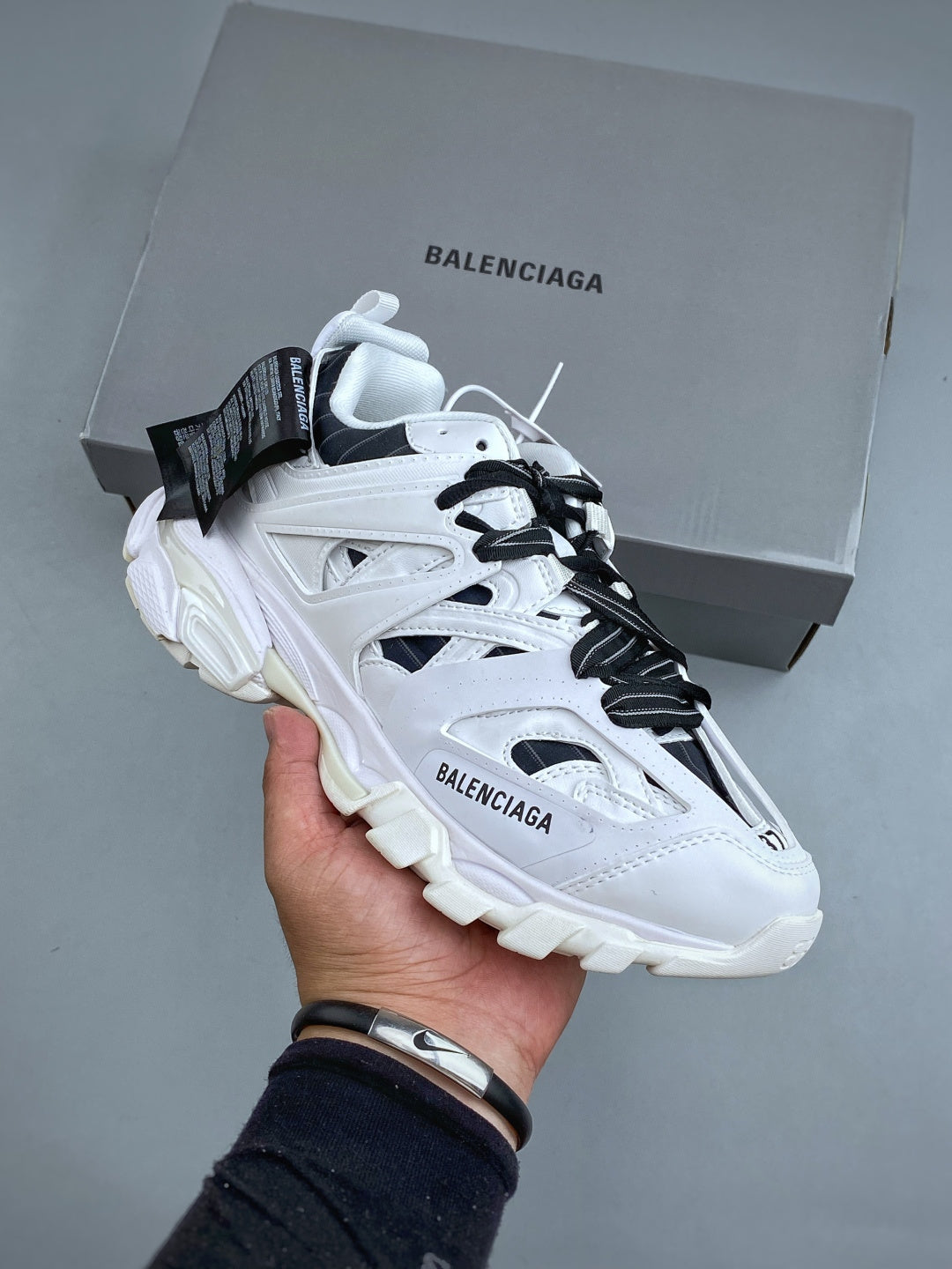 BB Men's Track Shirt Sneaker in White