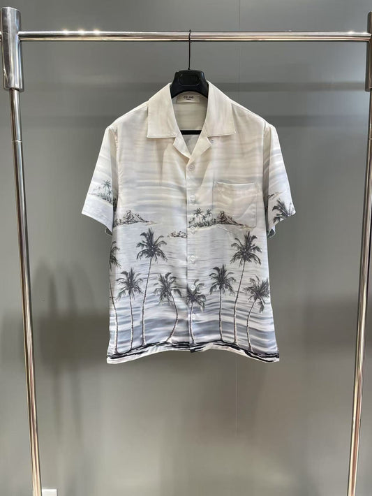 Celine Hawaiian print shirt