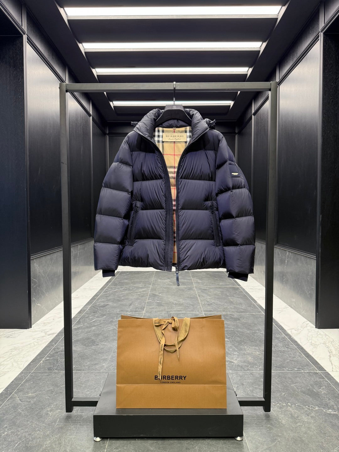 Burberry down puff jacket