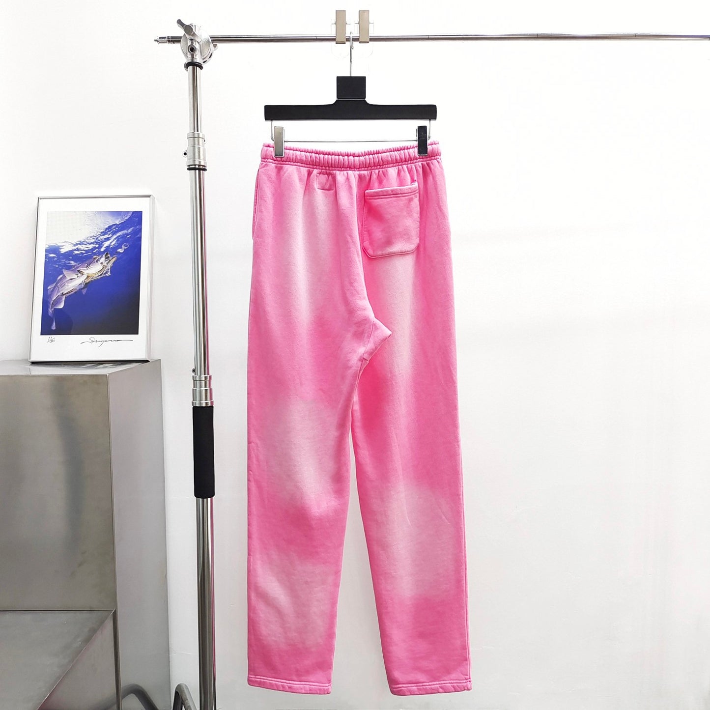 Hellstar Flame Sweatpants 'Pink/Black'