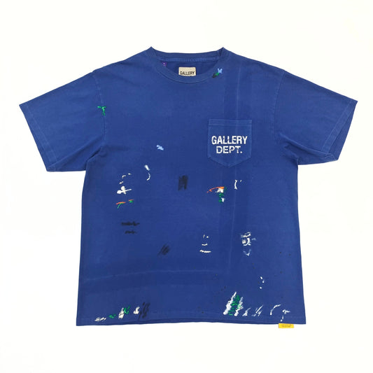 Gallery Dept. VINTAGE LOGO PAINTED TEE NAVY