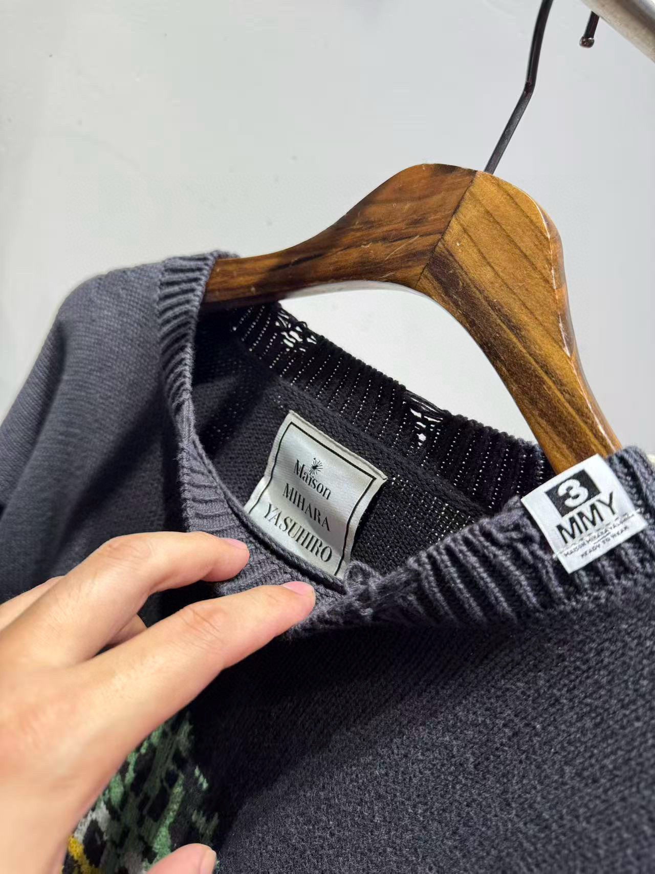 Maison MIHARA YASUHIRO distressed sweater