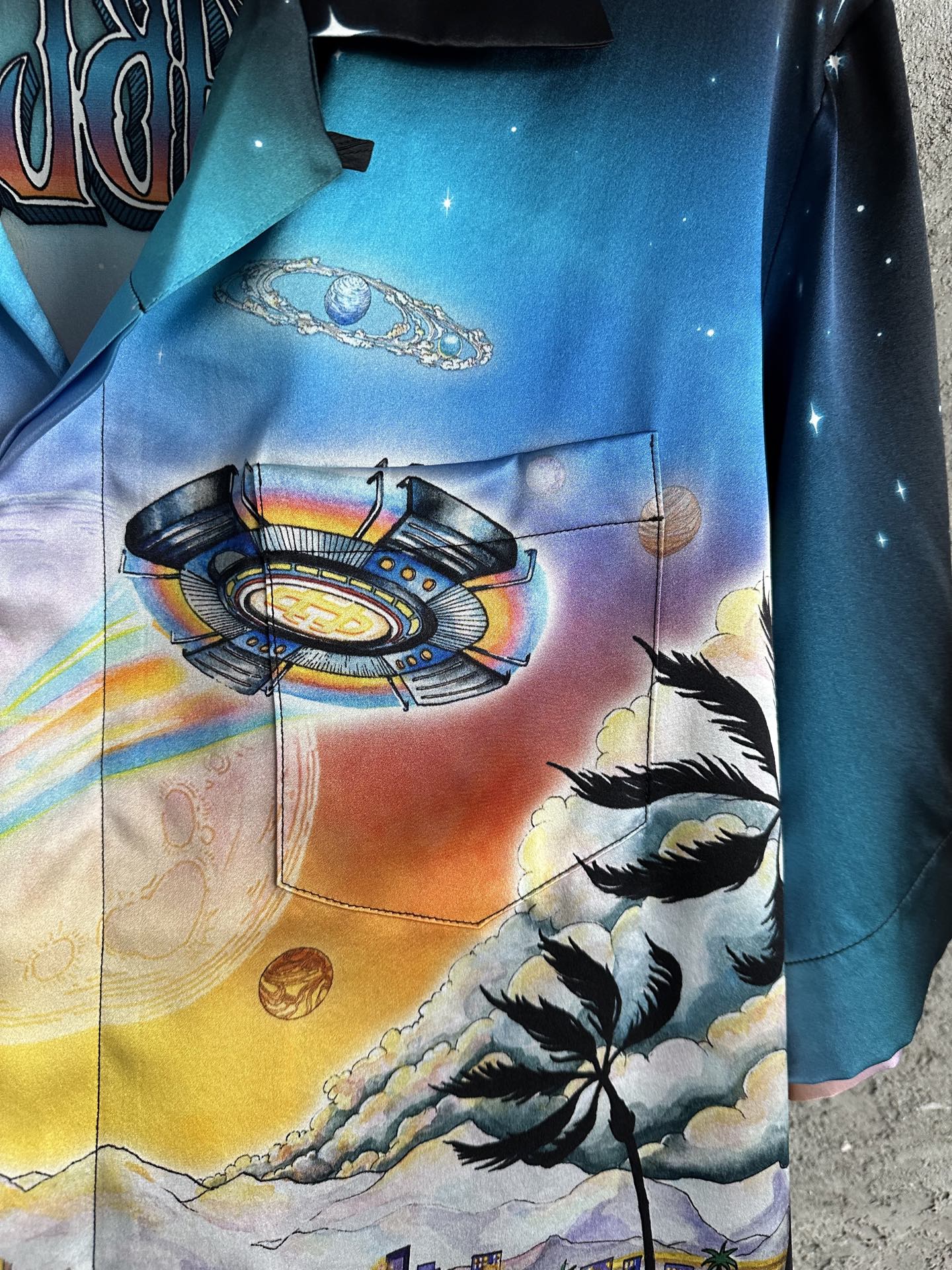 Casablanca La Premonition Silk Camp Shirt
