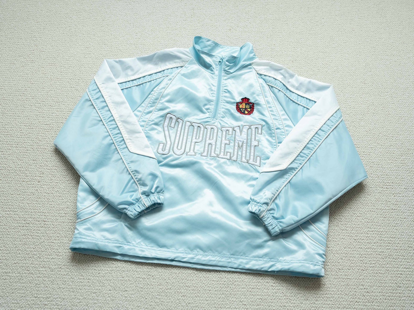SUP Satin Piping Pullover Jacket