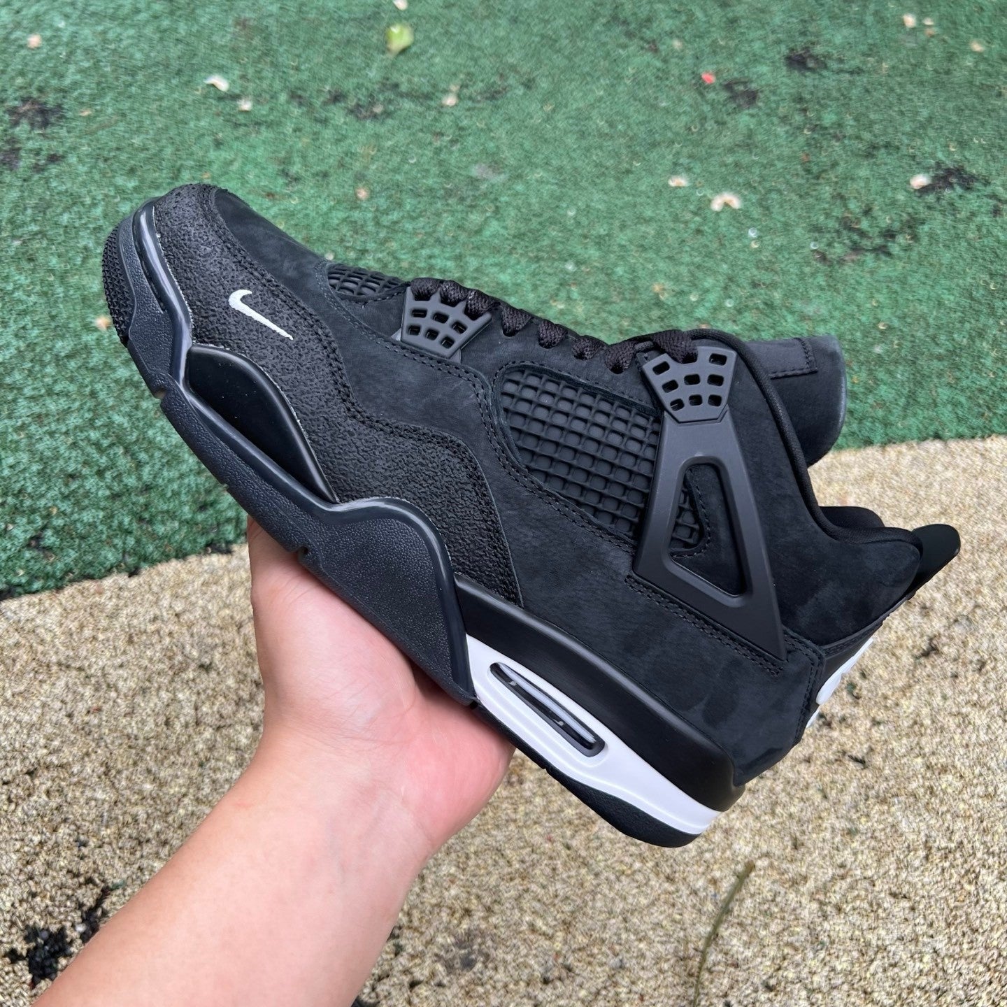 Nigel Sylvester x Air Jordan 4 Retro OG SP 'Brick By Brick' BLACK