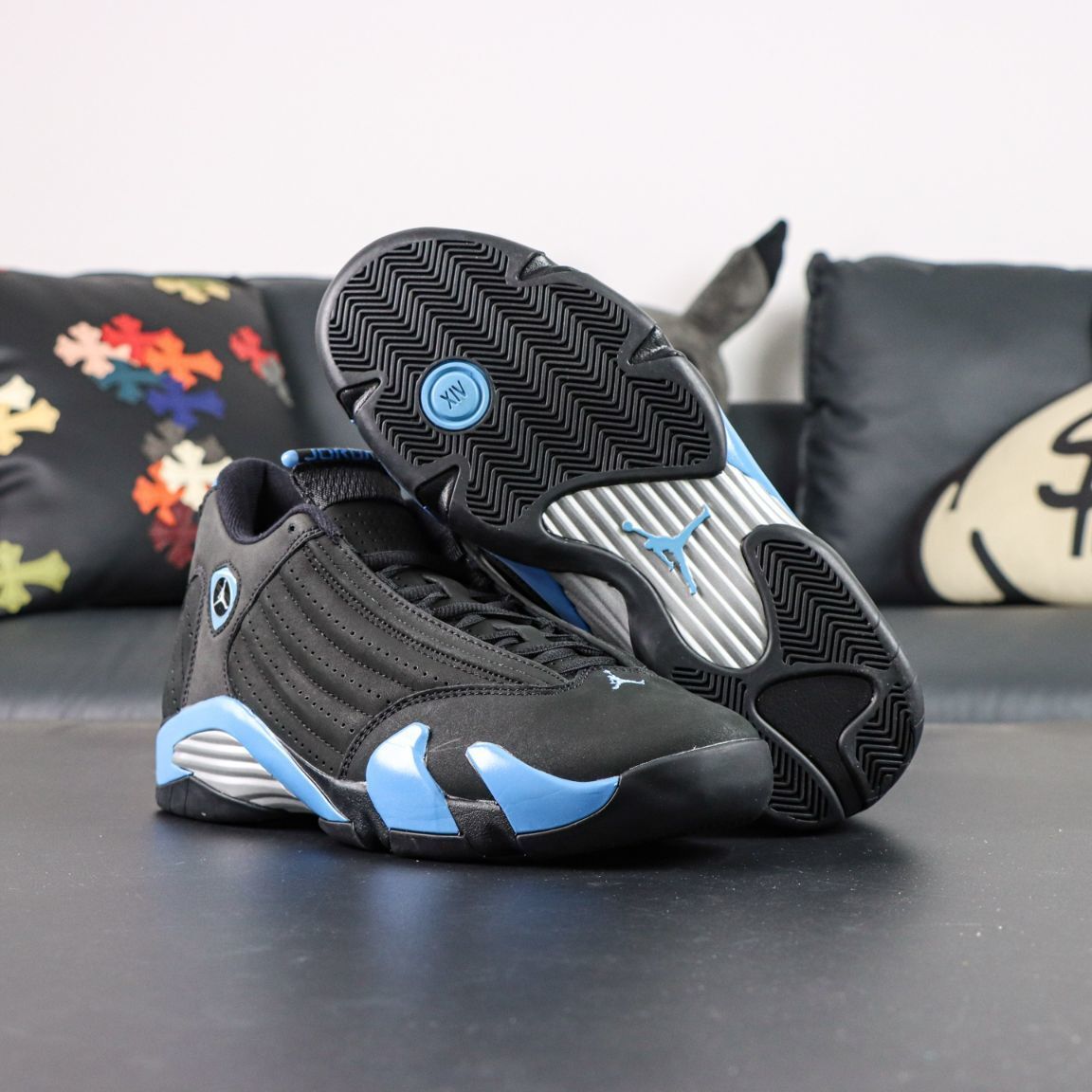 Air Jordan 14 Retro 'Black University Blue' 2006