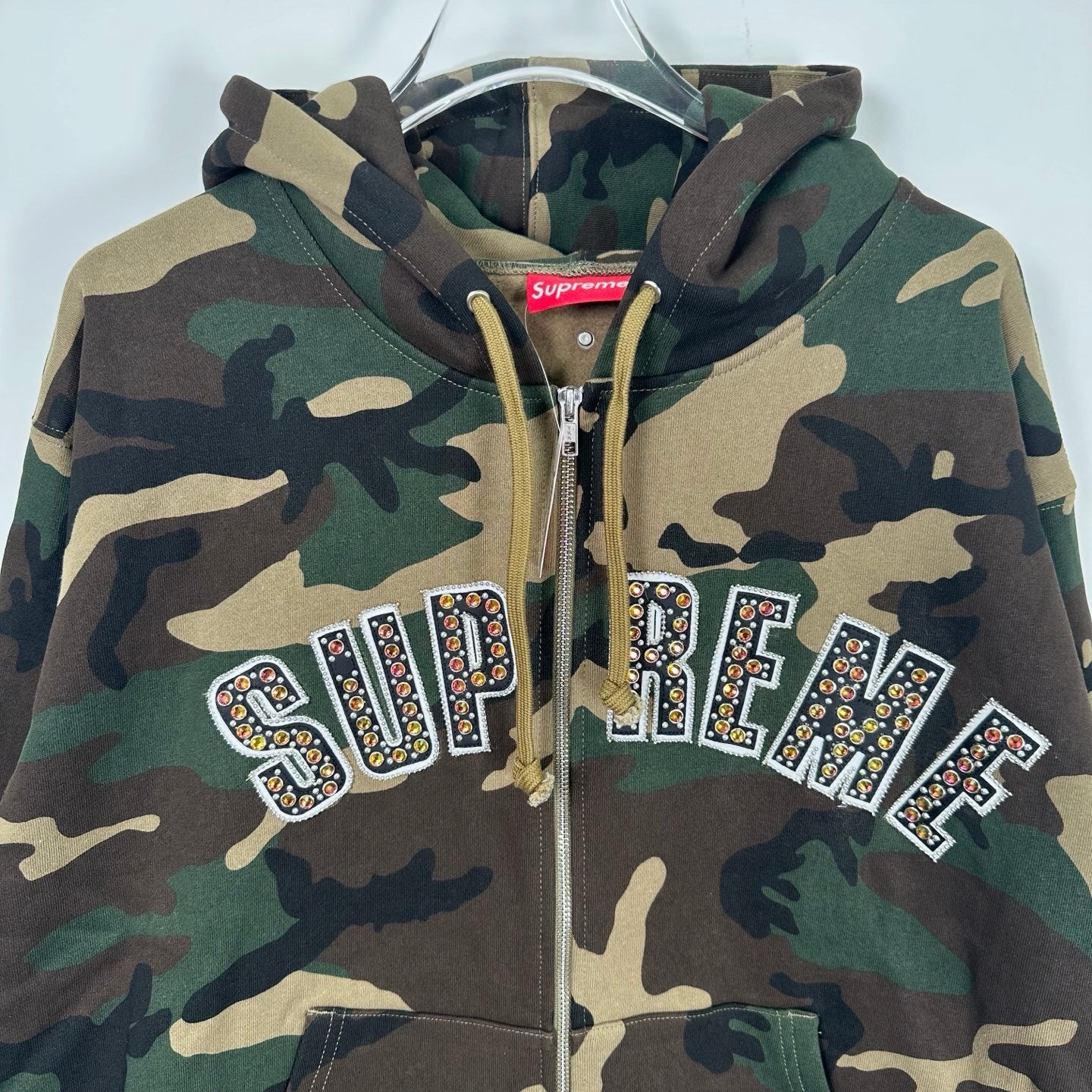 SUP x B.B. Simon Zip Up Hooded Sweatshirt 'Woodland Camo'