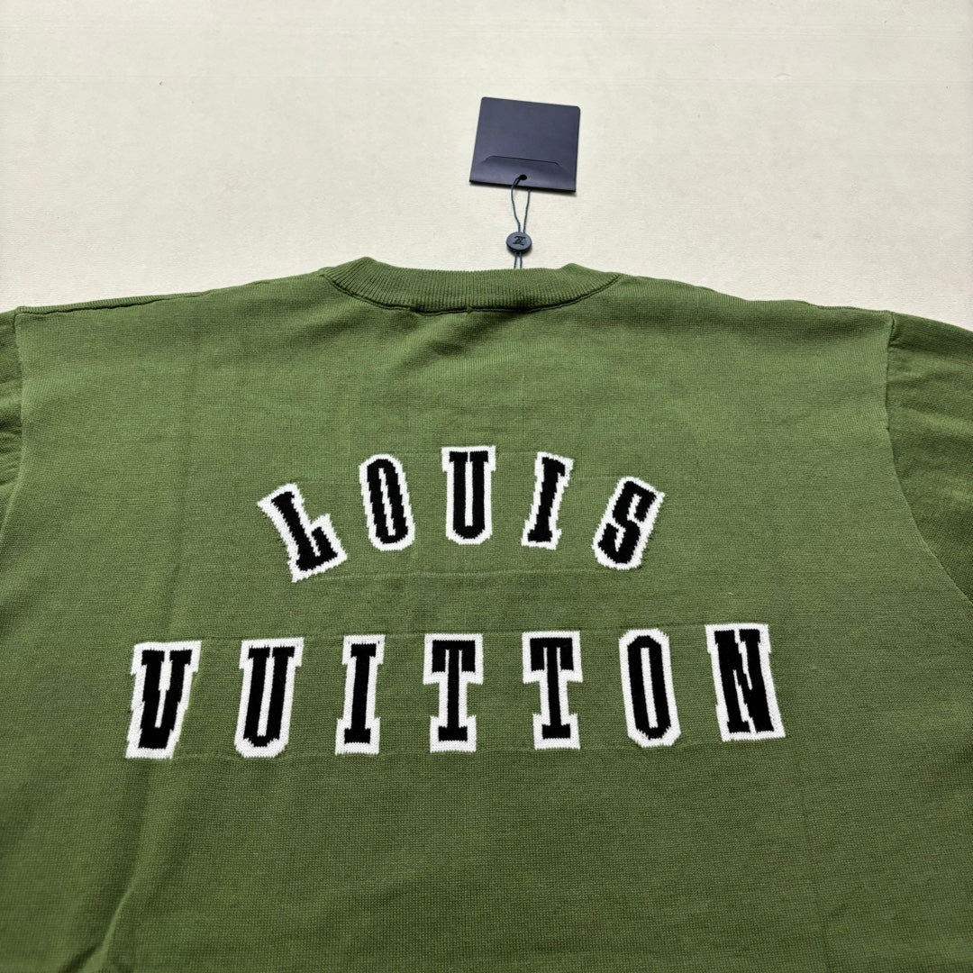 LV Short-Sleeved Cotton Crewneck T-shirt 1AGJS2