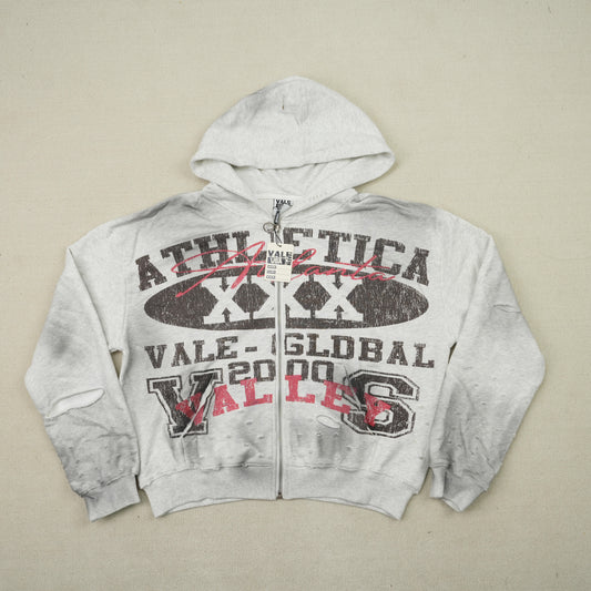 Vale Forever "destroyer" zip hoodie
