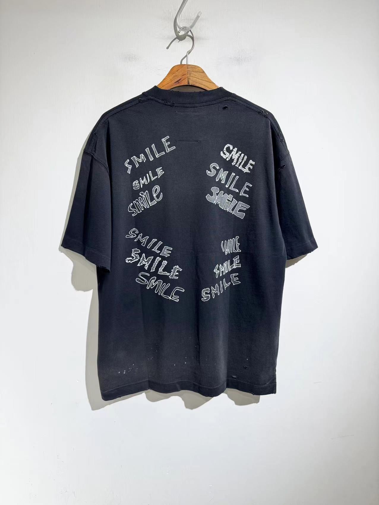 Maison Mihara Yasuhiro Distressed T-Shirt 'Black'