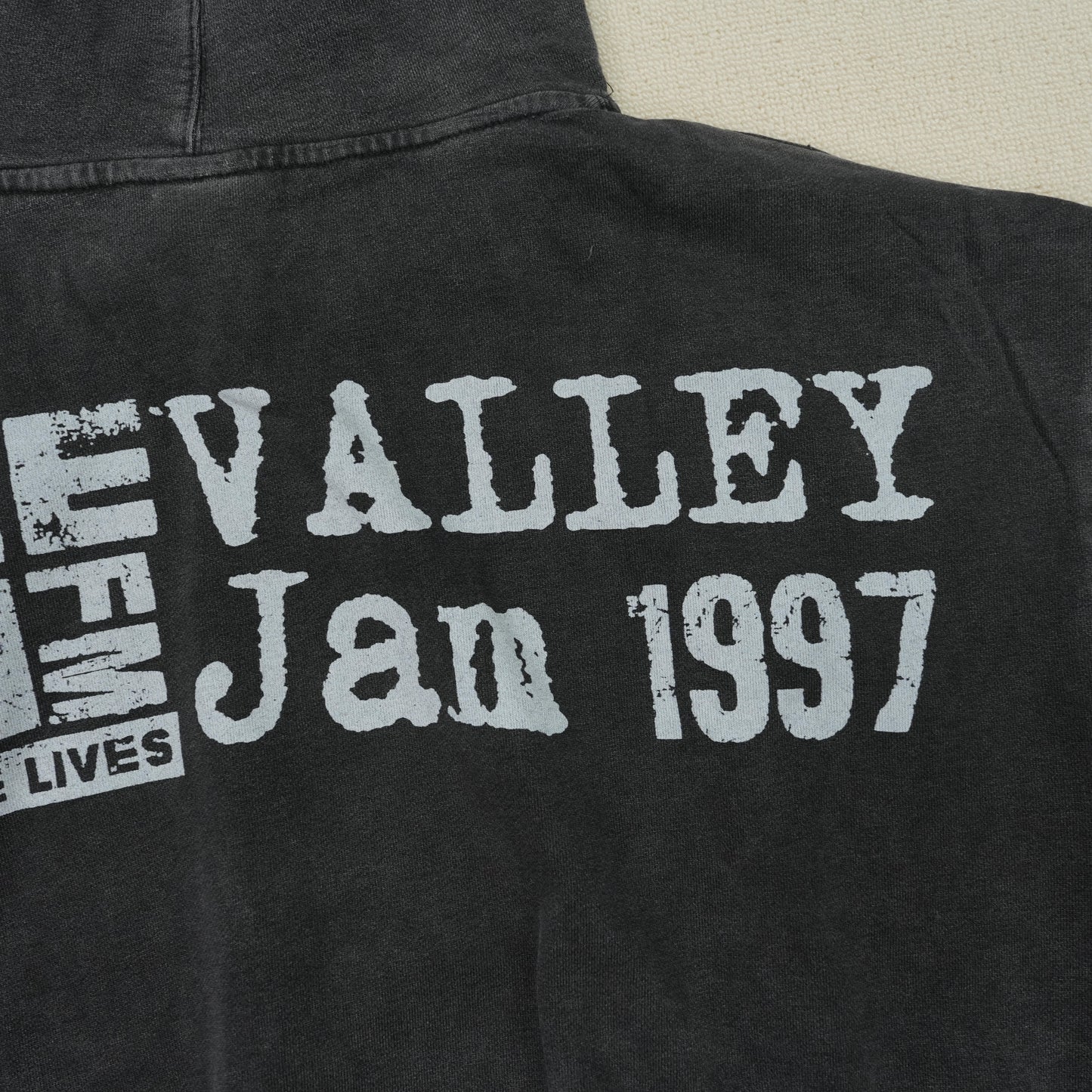 Vale Forever Big Chain Bling Black Hoodie
