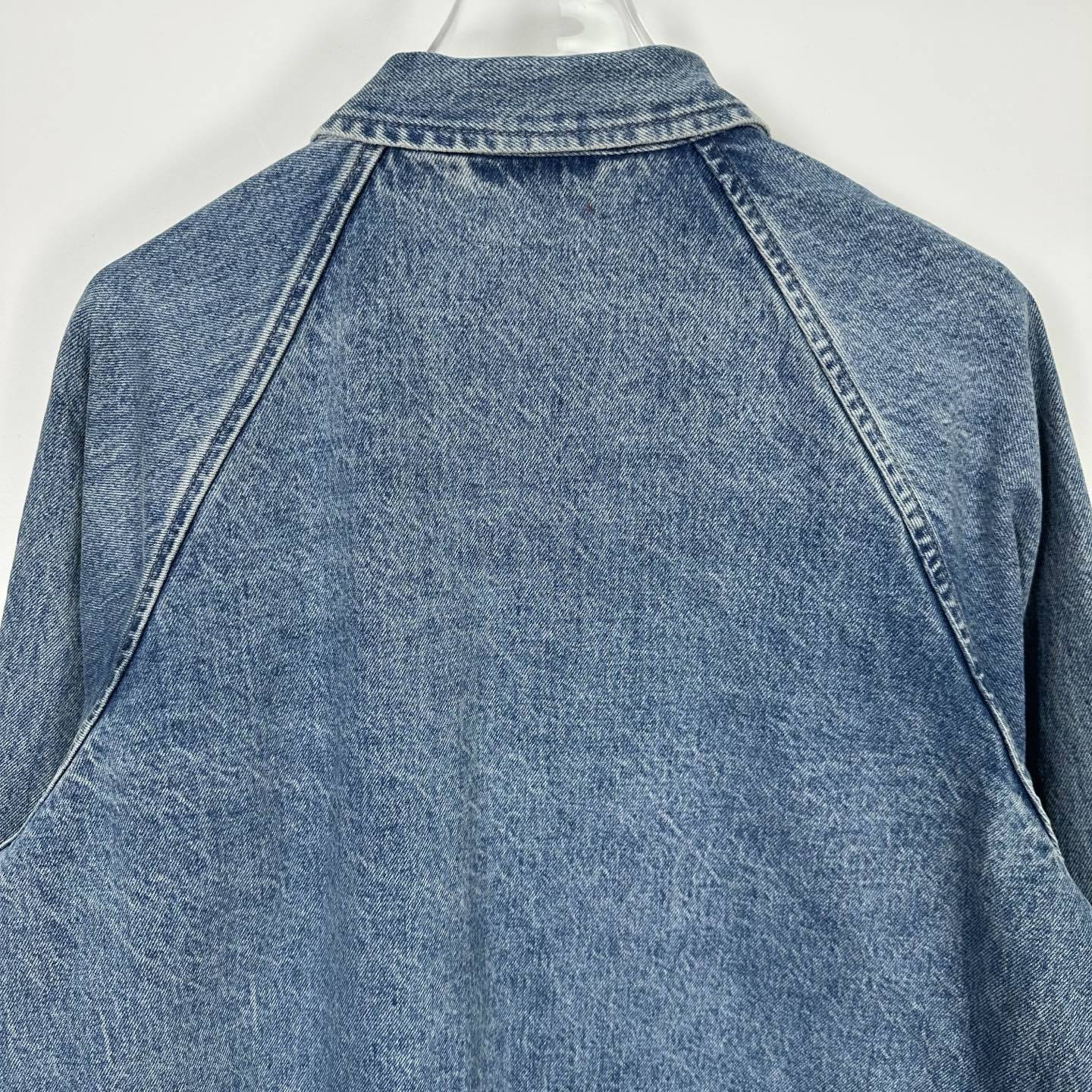 SUP Arc Denim Coaches Jacket 'Washed Indigo'