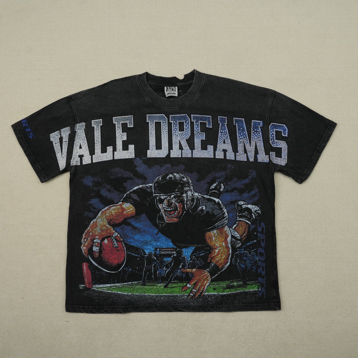 Vale Forever Gridiron Bling Tee 'Black'
