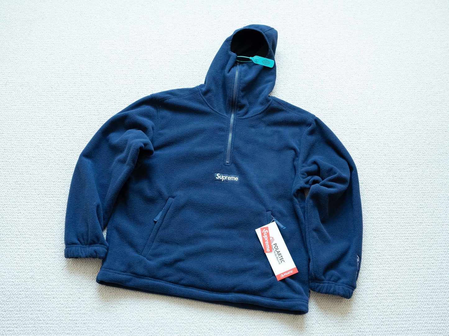 SUP  Polartec Face Mask Half Zip Hooded Sweatshirt