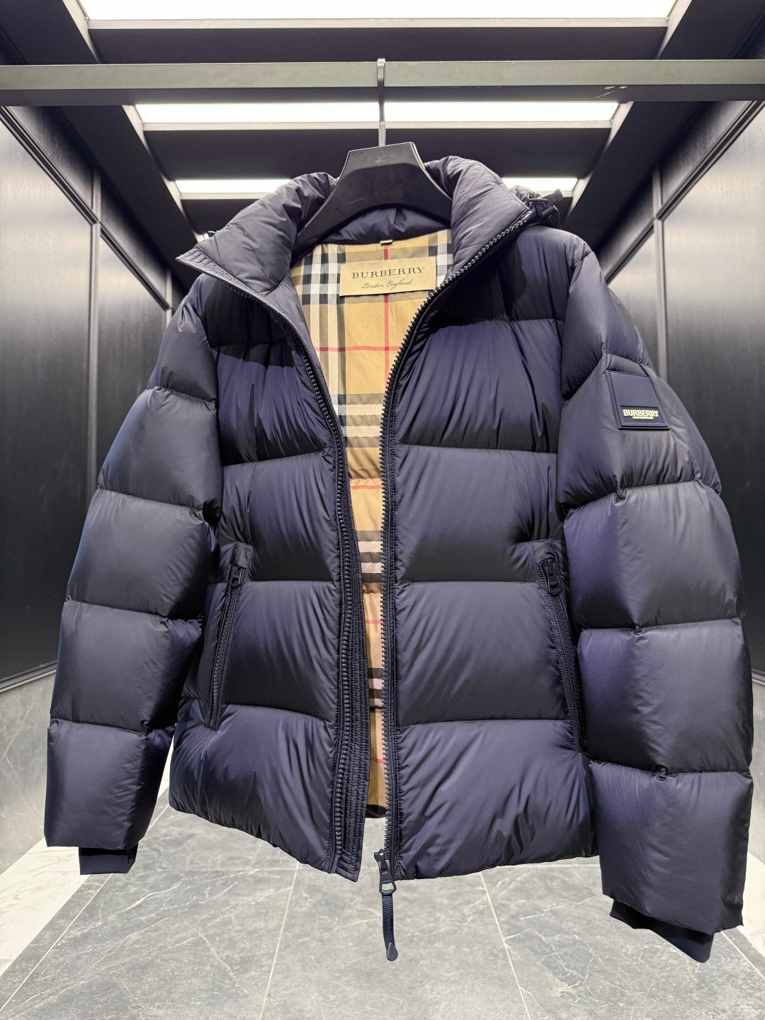 Burberry down puff jacket