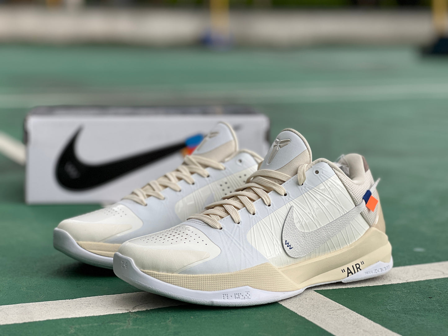 Off-White x Nike Kobe 5 custom by Mamba Concepts