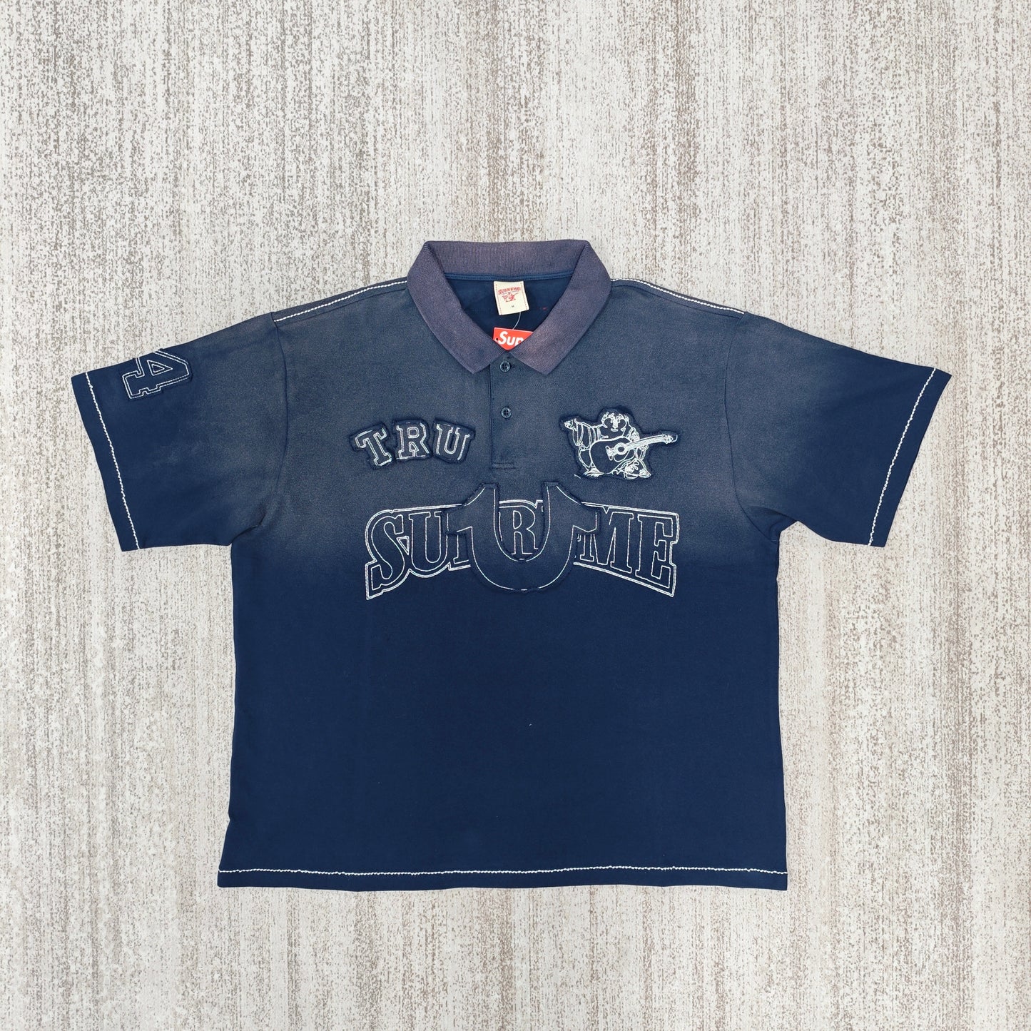 SUP x True Religion Appliqué Polo 'Black'