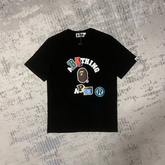 BAPE Multi Fonts Relaxed Fit Collage Tee